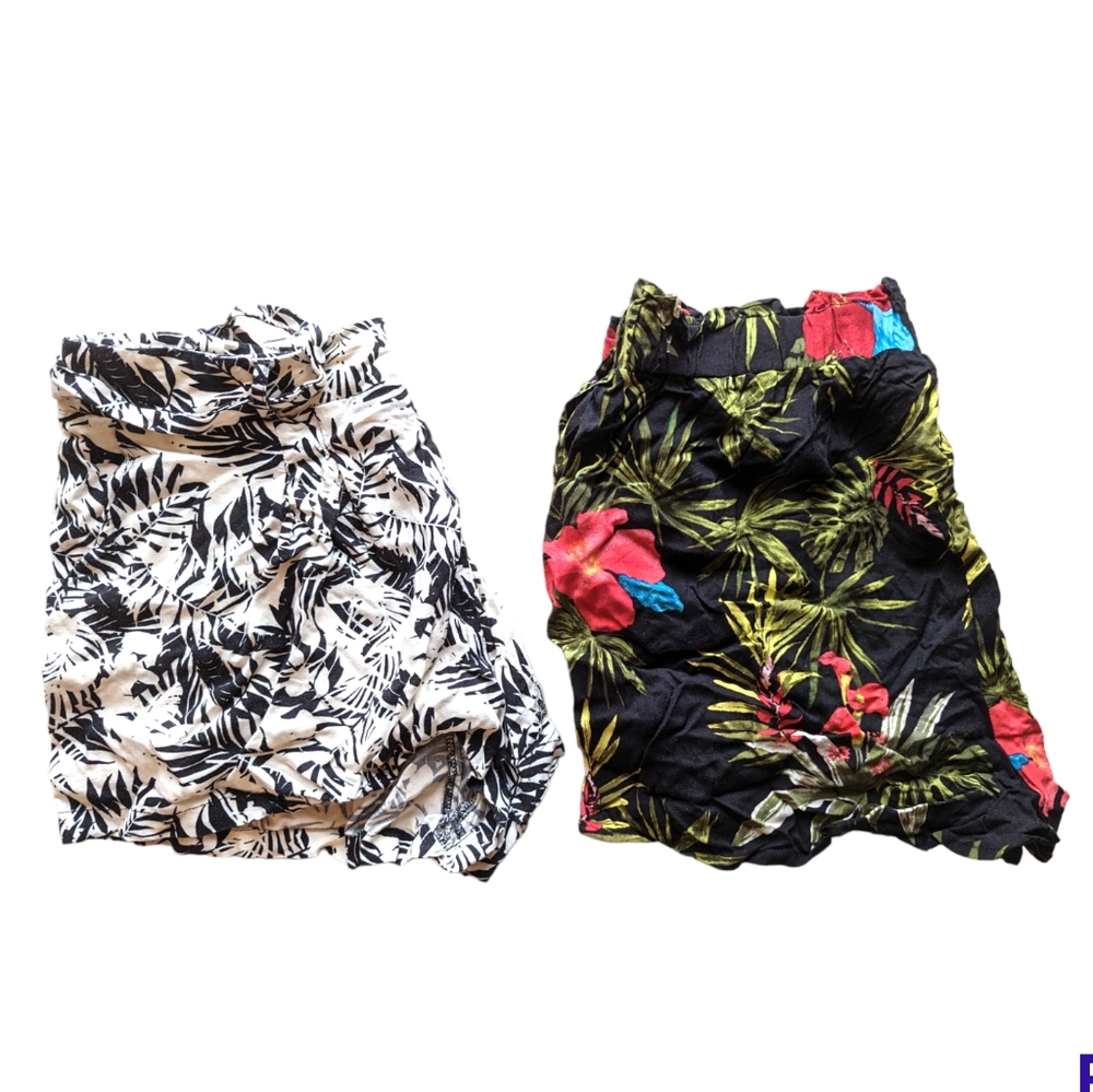 Bundle of two large cotton summer shorts.
